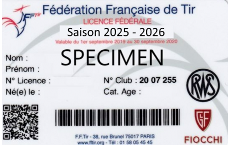 Inscription pour la saison 2025-2026